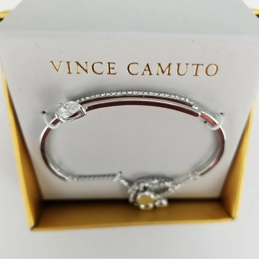 NWT Vince Camuto Split Genuine CZ Slider Bracelet